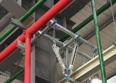 石鼓该抗震支架的整体式支吊架结构协调性好